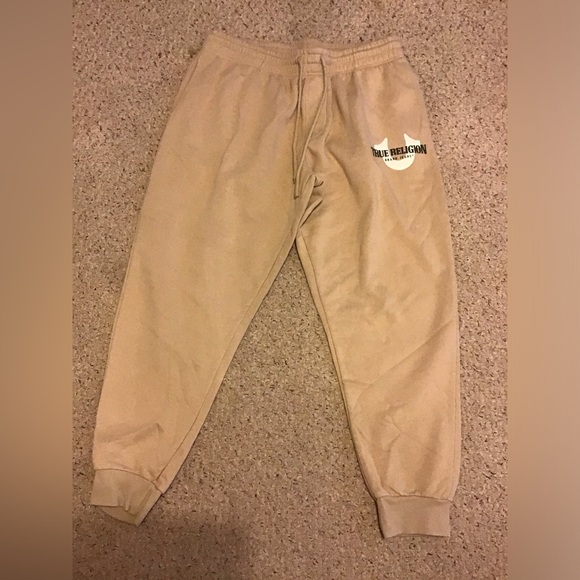 TRUE RELIGION MENS SZ 2X SWEATPANTS JOGGERS GUC - Picture 1 of 2